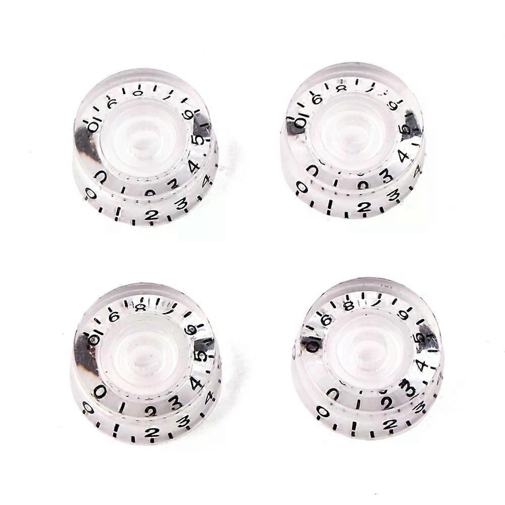 Knob Set, 4 PCS Replacement Volume and Tone Control Knobs for Guitar