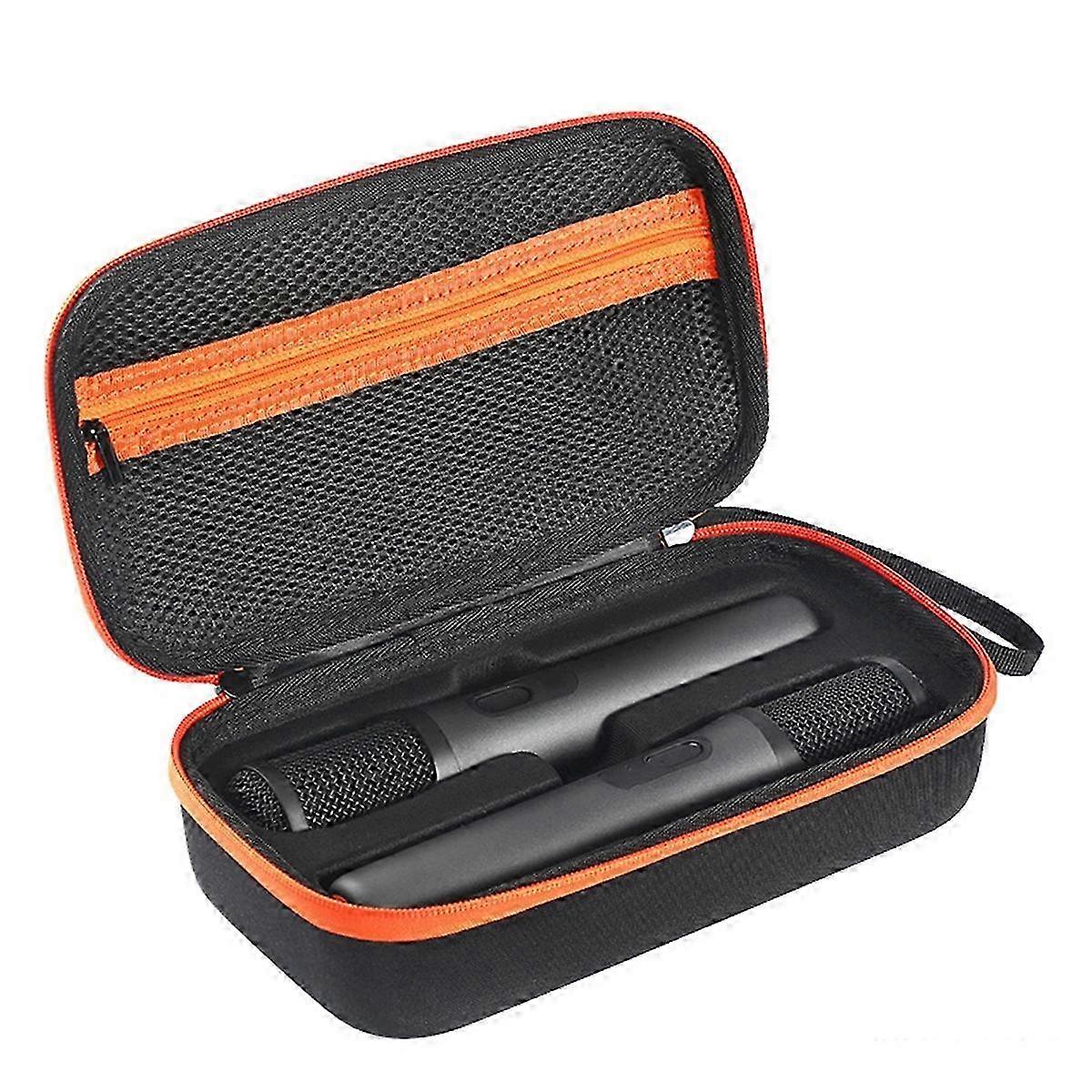 EVA Hard Case for Microphone - Shockproof Storage Bag with Lanyard and Anti-Scratch Organizer