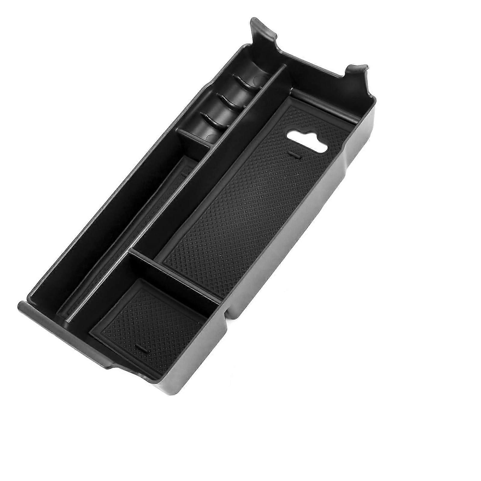 Storage Box Organiser Centre Console for Mercedes A Class W177 V177 B Class W247 2019-2024, Black with Coin Holder