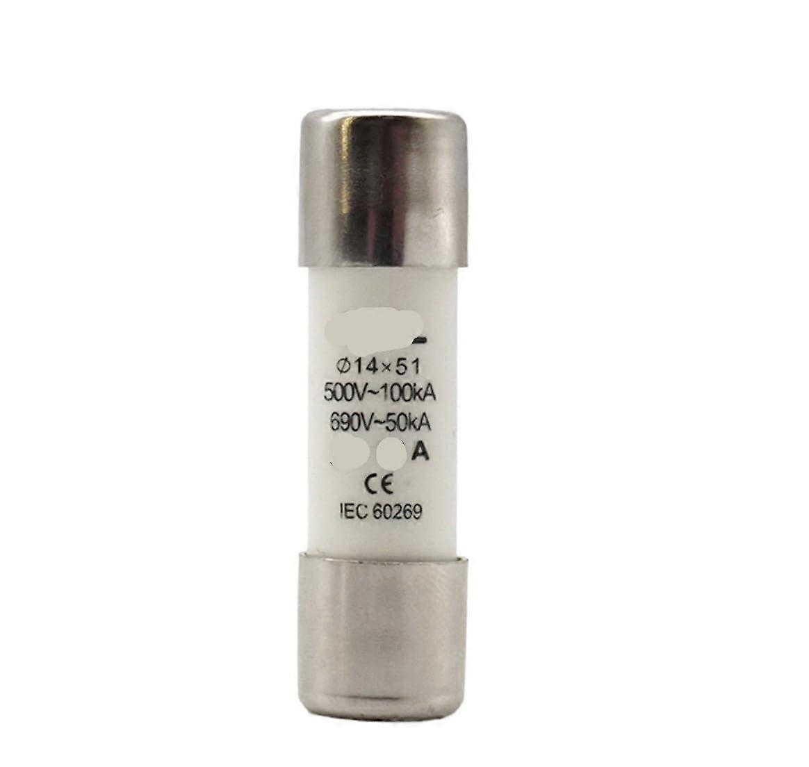 AC 500 V RO16 Flinker Ceramic Fuse Insert RT18-63 14x51mm for 2A 4A 6A 8A 10A 16A 20A 25A 32A 63A Ratings