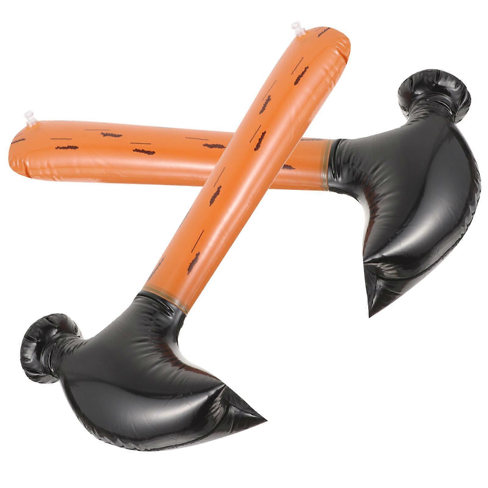 Inflatable Hammer Set 2 Pack Fun Pool Party Accessory for Birthdays, Beach & Luau Events