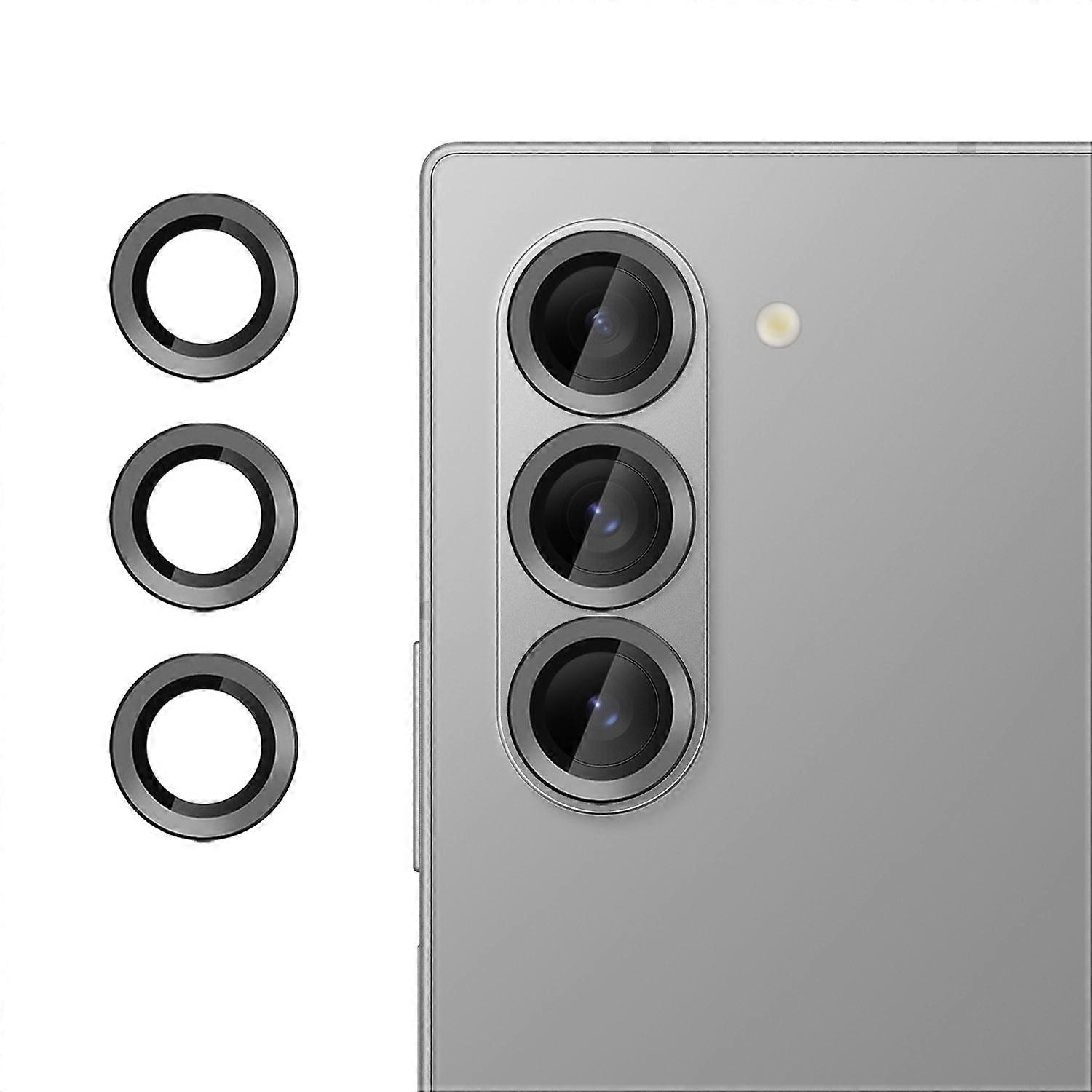 Kalebol No Flicker 超薄型個別カメラレンズ強化ガラスフィルム Samsung Galaxy Z Fold6 用