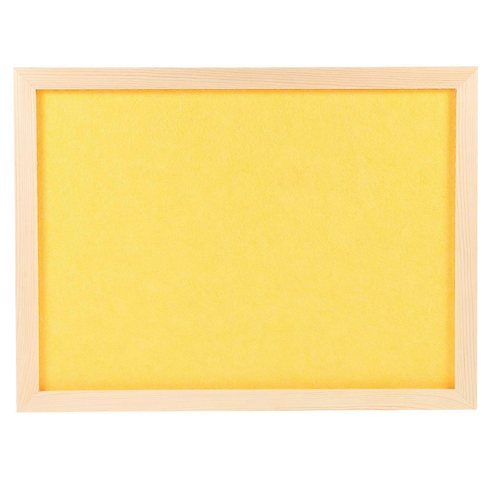 Yellow DIY Message Board for Quality Synthetic Material Practical Functional Display Board