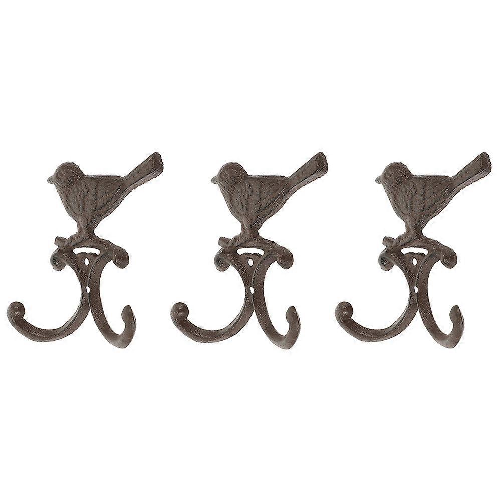 Design Hooks 3Pcs Rustic Coat Hooks For Hanging Jackets And Bags Perfect For DIY Enthusiasts