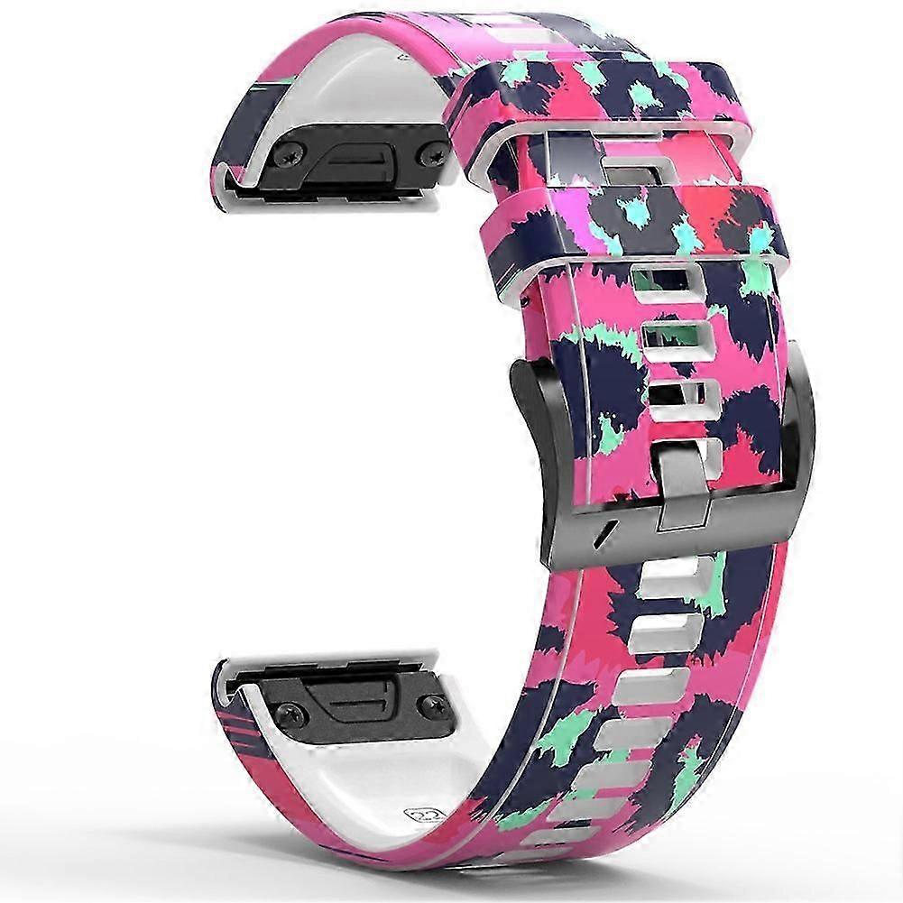 For Garmin Forerunner 965/955/945/935 Quick Release Watch Band Printed Pattern Replacement Strap