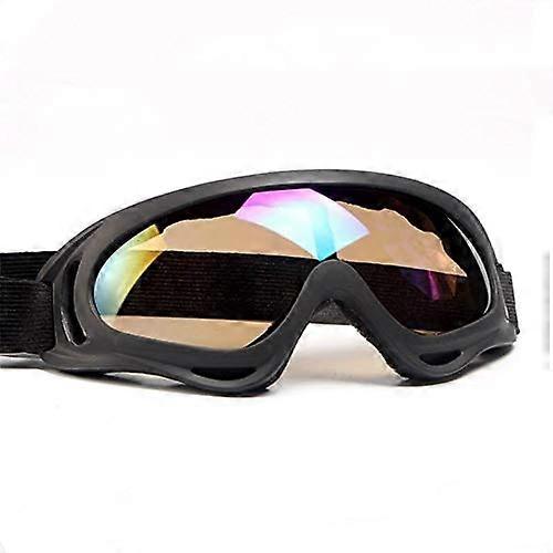 Motocross Goggles For ATV Dirt Bike UTV, Flexible Cross Helmet Style, Face Mask Included, Colorful