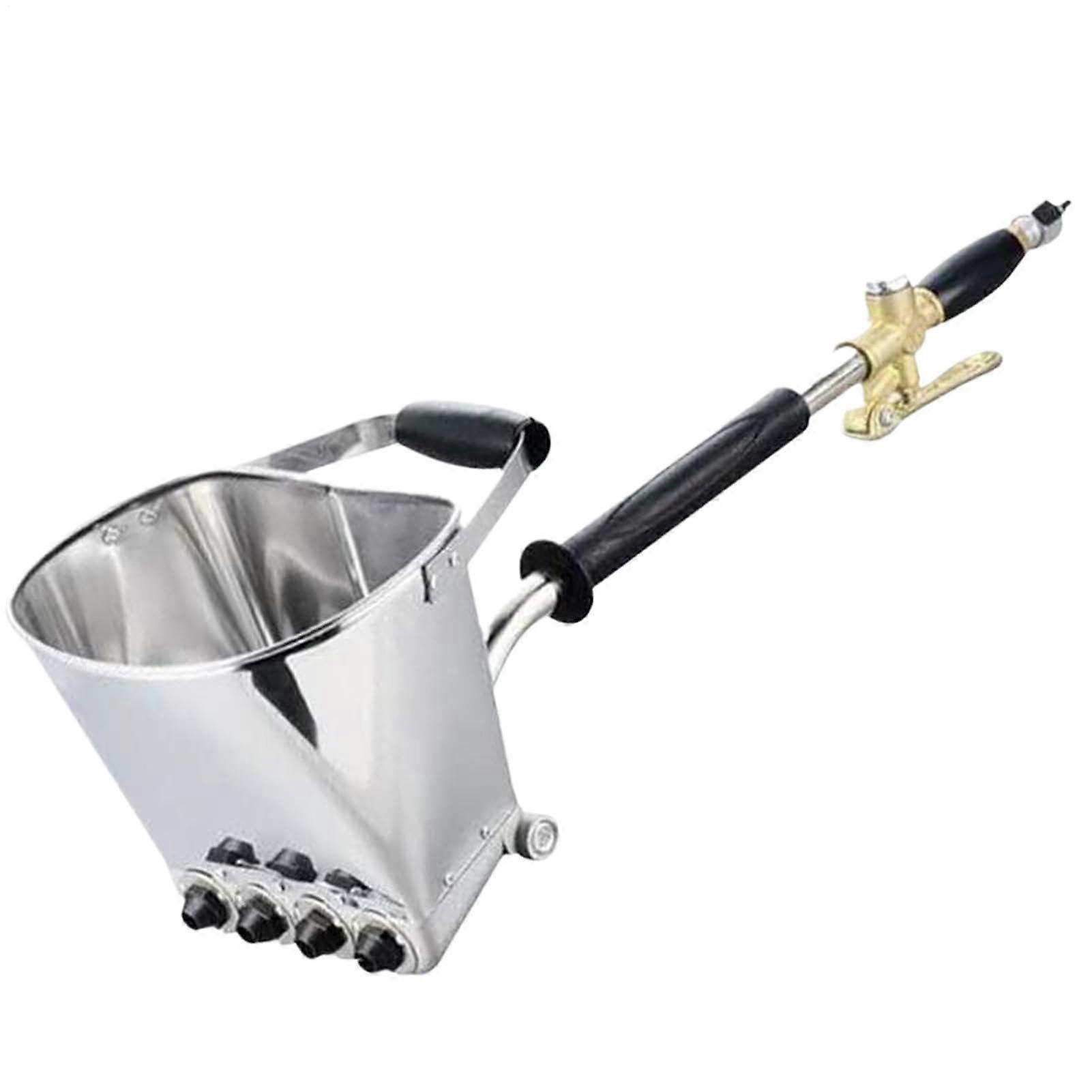 Alloy Concrete Sprayer Long Handle Paint Applicator Wall Plastering Tool Durable Construction 70.5 x 21 cm