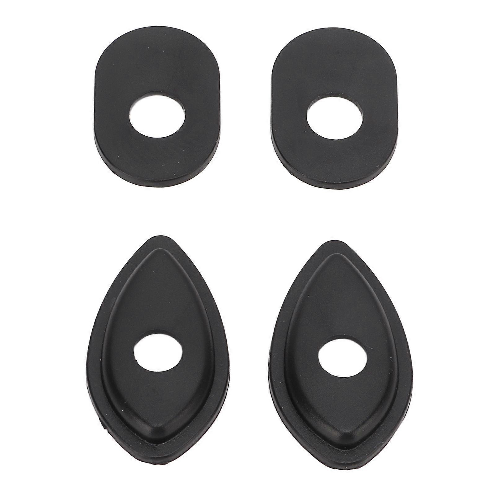 4 Pcs Black Turn Signal Indicator Spacer Adapter Replacement for INTEGRA CRF250L CBR1000RR CBR600RR CBR600 F CB1300S
