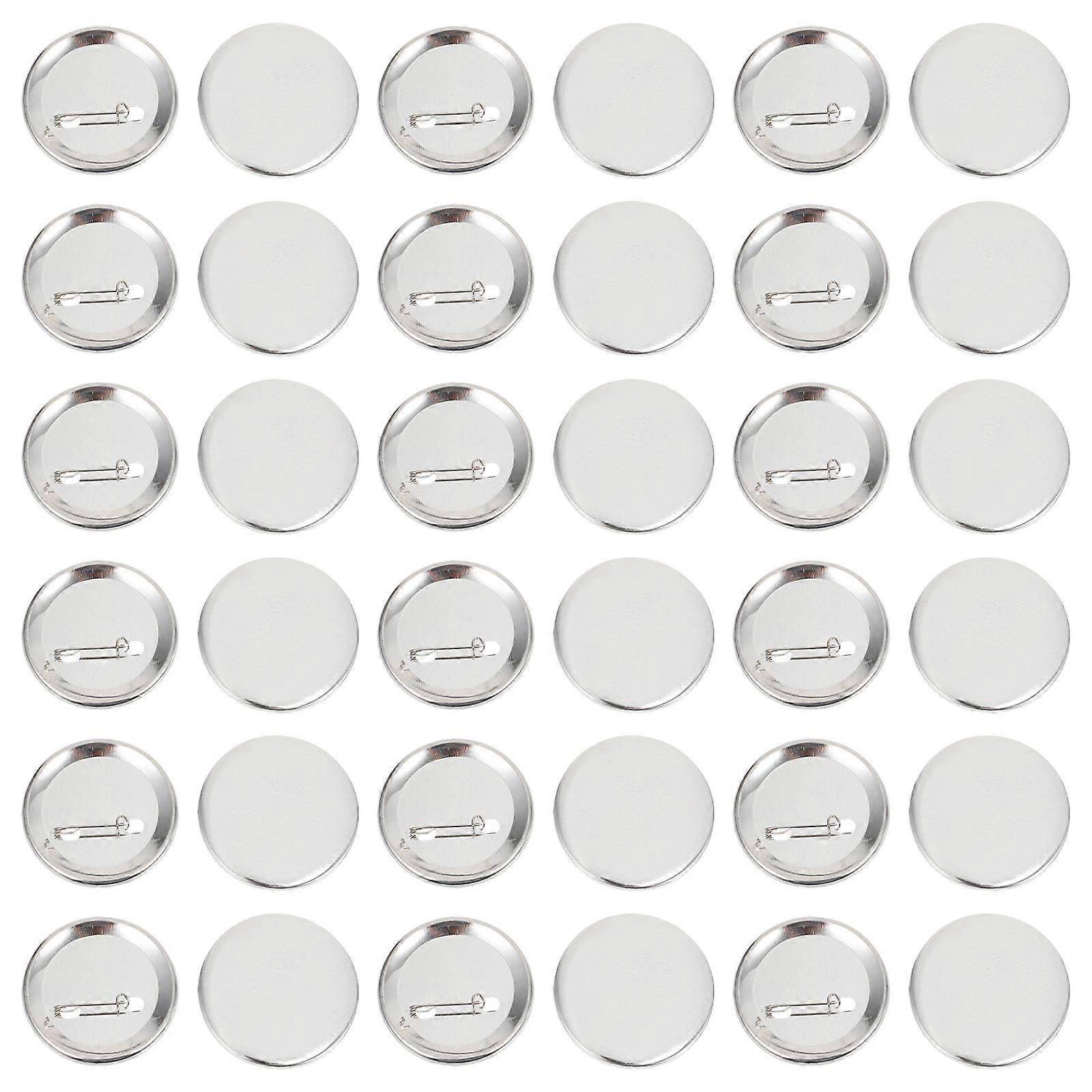 100 Sets Button Badge Parts Blank Badge DIY Badge Craft for Gift (58mm)