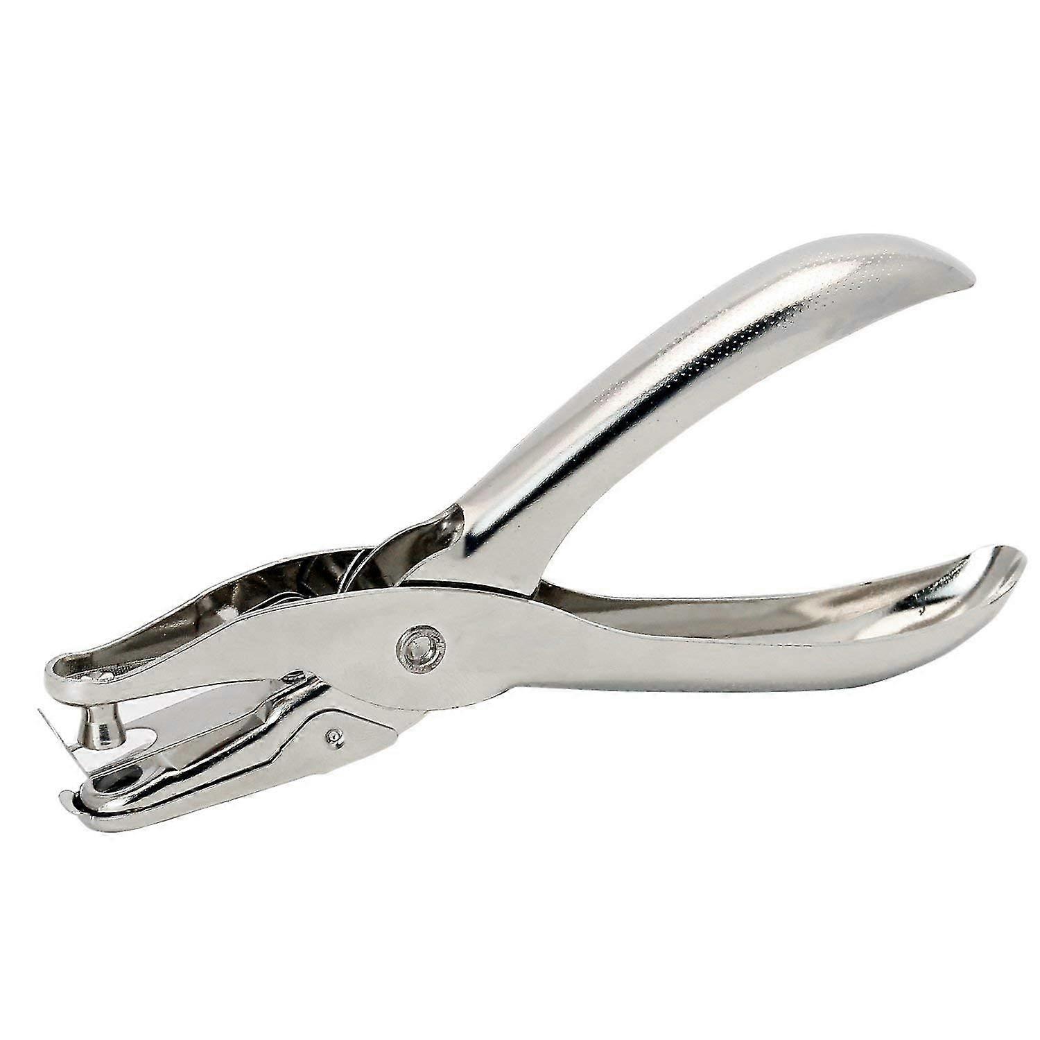 2-Pack Silver Hole Punches - 6mm Capacity Office Tools