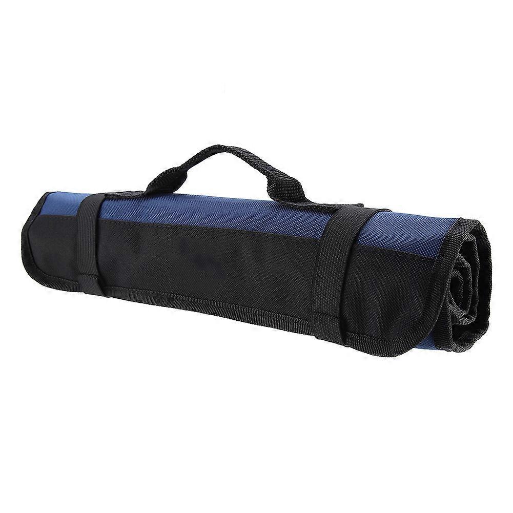 58 x 34cm Durable Waterproof Canvas Electrician Roll Up Hardware Tools Storage Bag