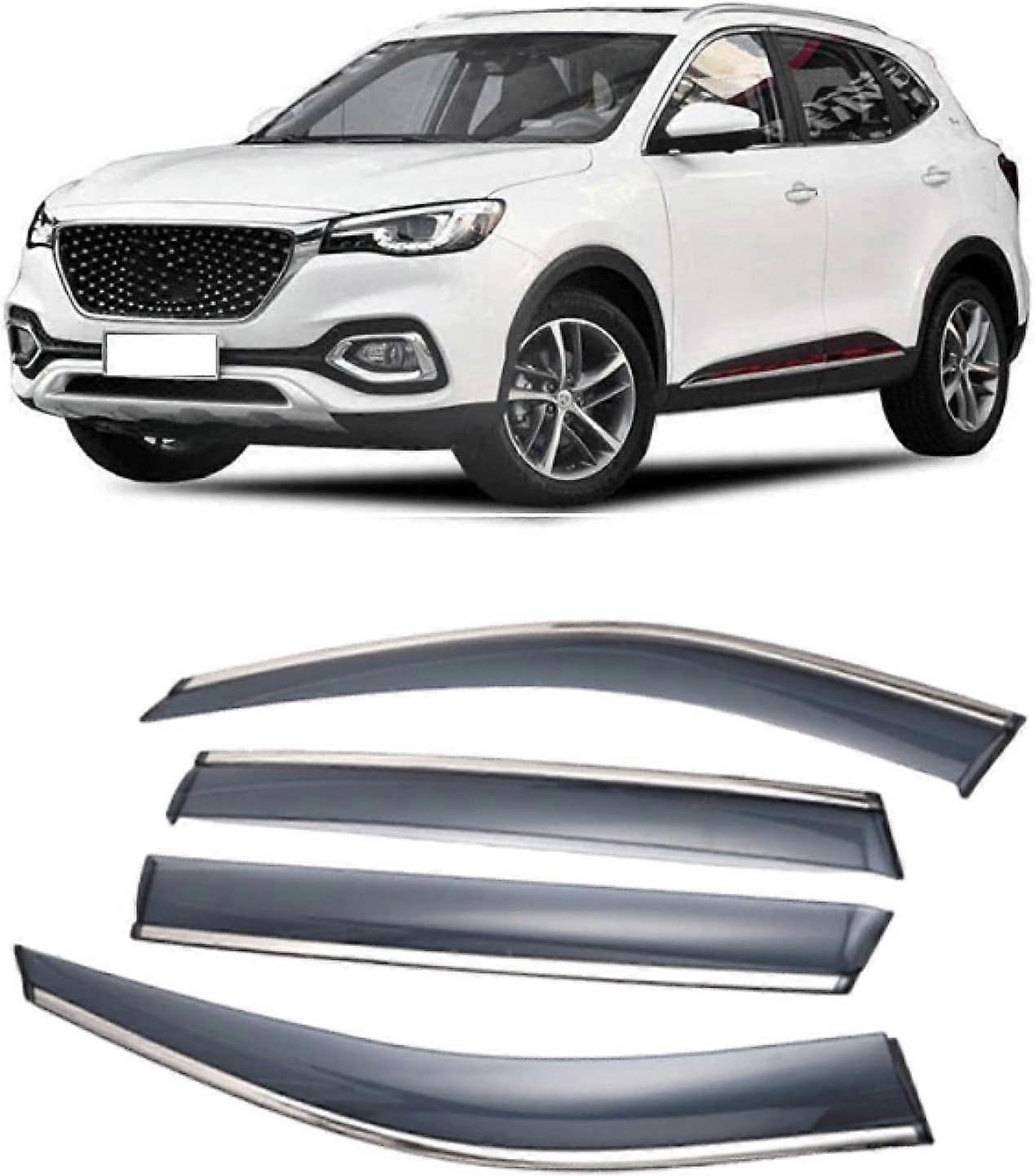 Auto Wind Deflector Rain Guard for MG HS 2018, Door Visor Sun Rain Guards Weather Shield Side Window Deflector Ref: 1821