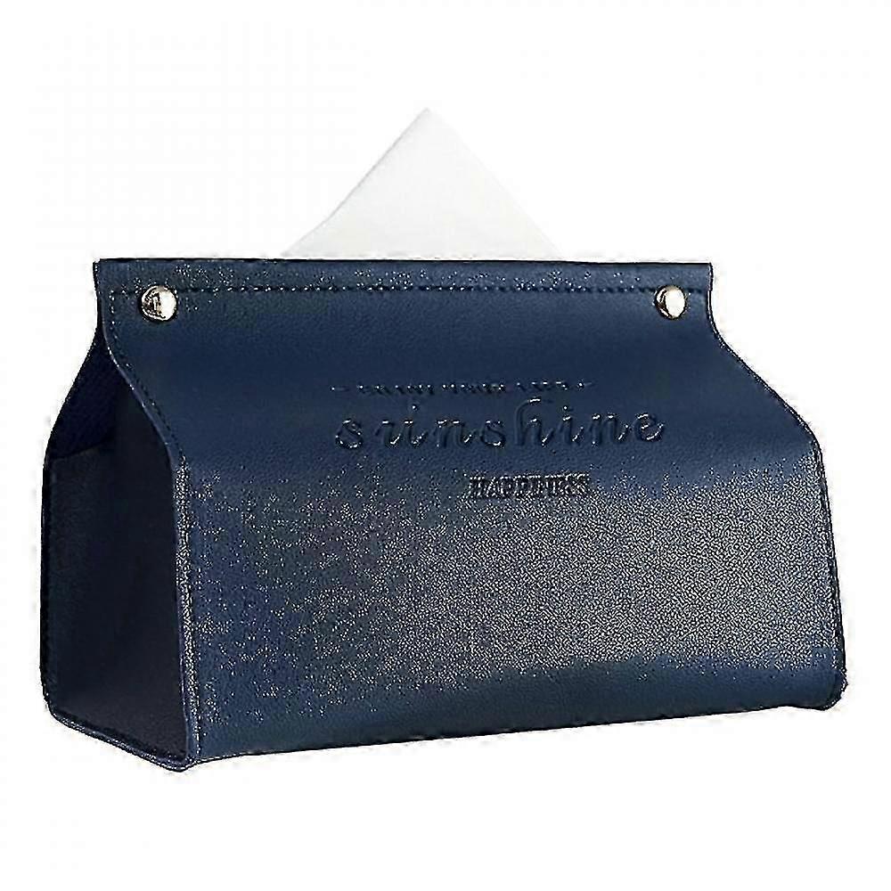 Pu læder foldbar væv serviet holder