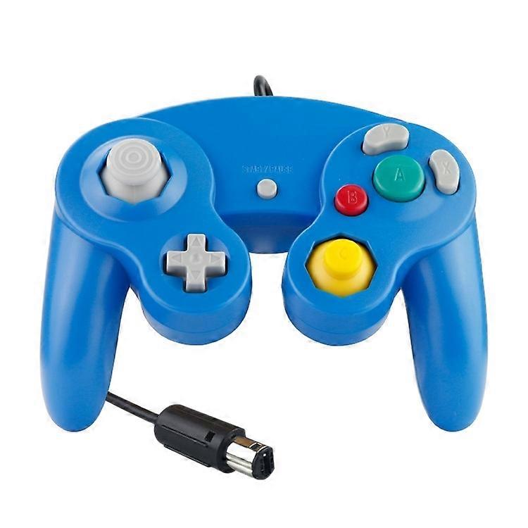 2 PCS Wired Game Controller, Product color: Blue Blue