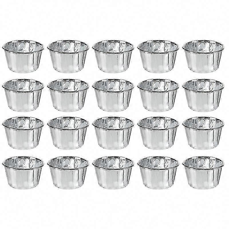 100pcs Curled Paper Cake Cups for Baking and Dessert Display
