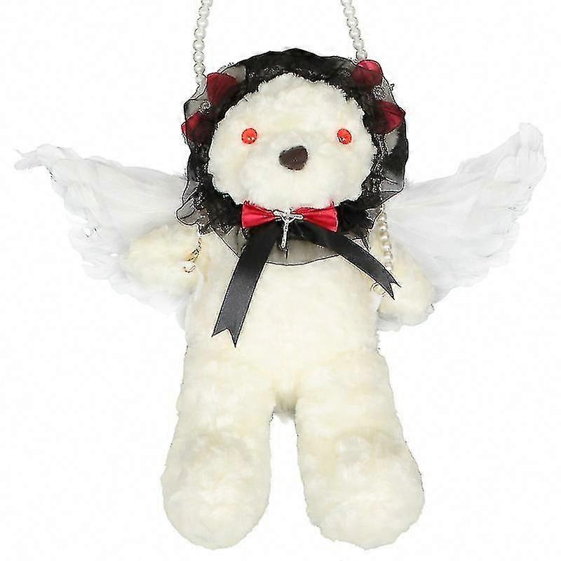 Plush Cotton Artificial Feather Storage Pouch For Women