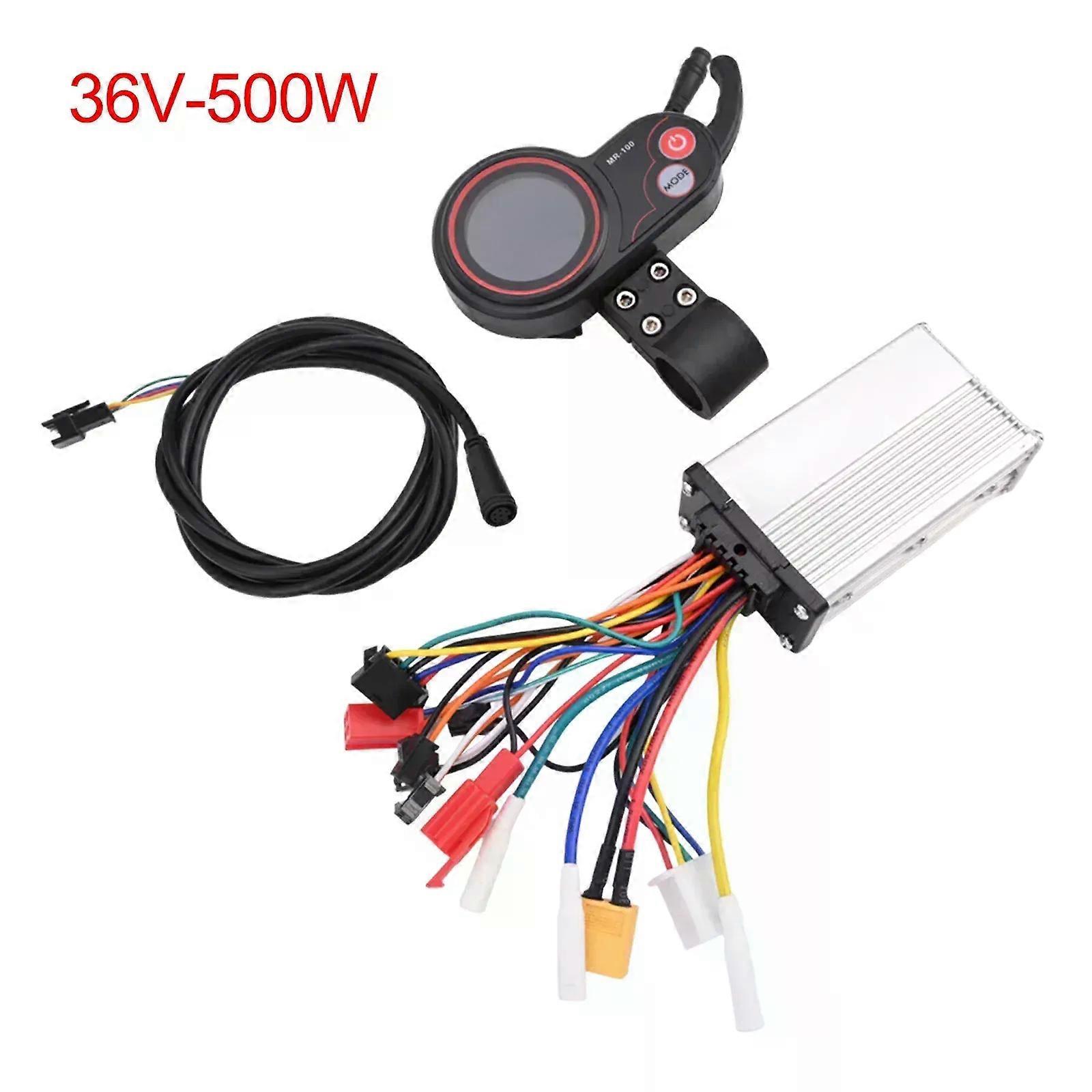 36V Motor Controller 36V 500W Motor Controller Steady Speed Control Easy To Install Sensitive Braking Off-road