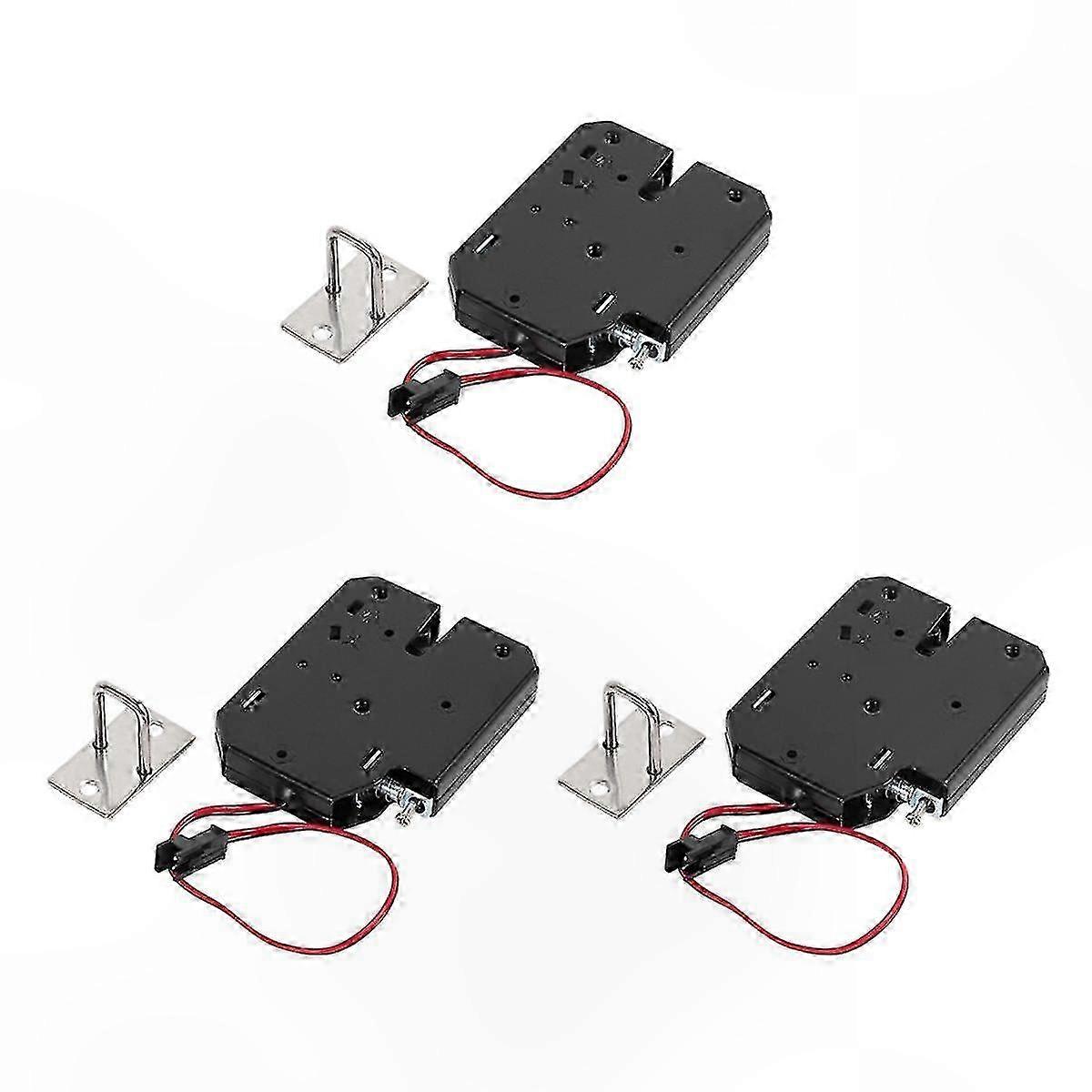 12V 2A Electromagnetic Door Lock, 150KG Holding Force, Fail Safe Magnetic Lock for Access Control Systems