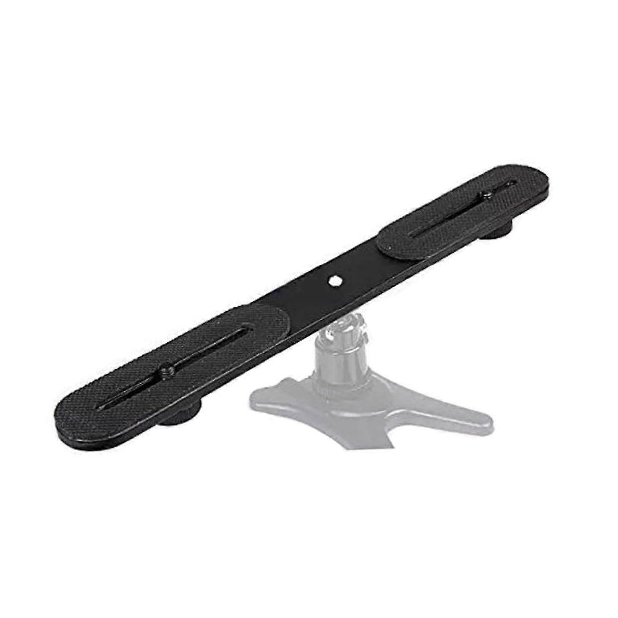 Dual Camera Light Bracket Mount Screw Tripod Adapter for Video Photography Lightweight with Slip Pad for Weddings