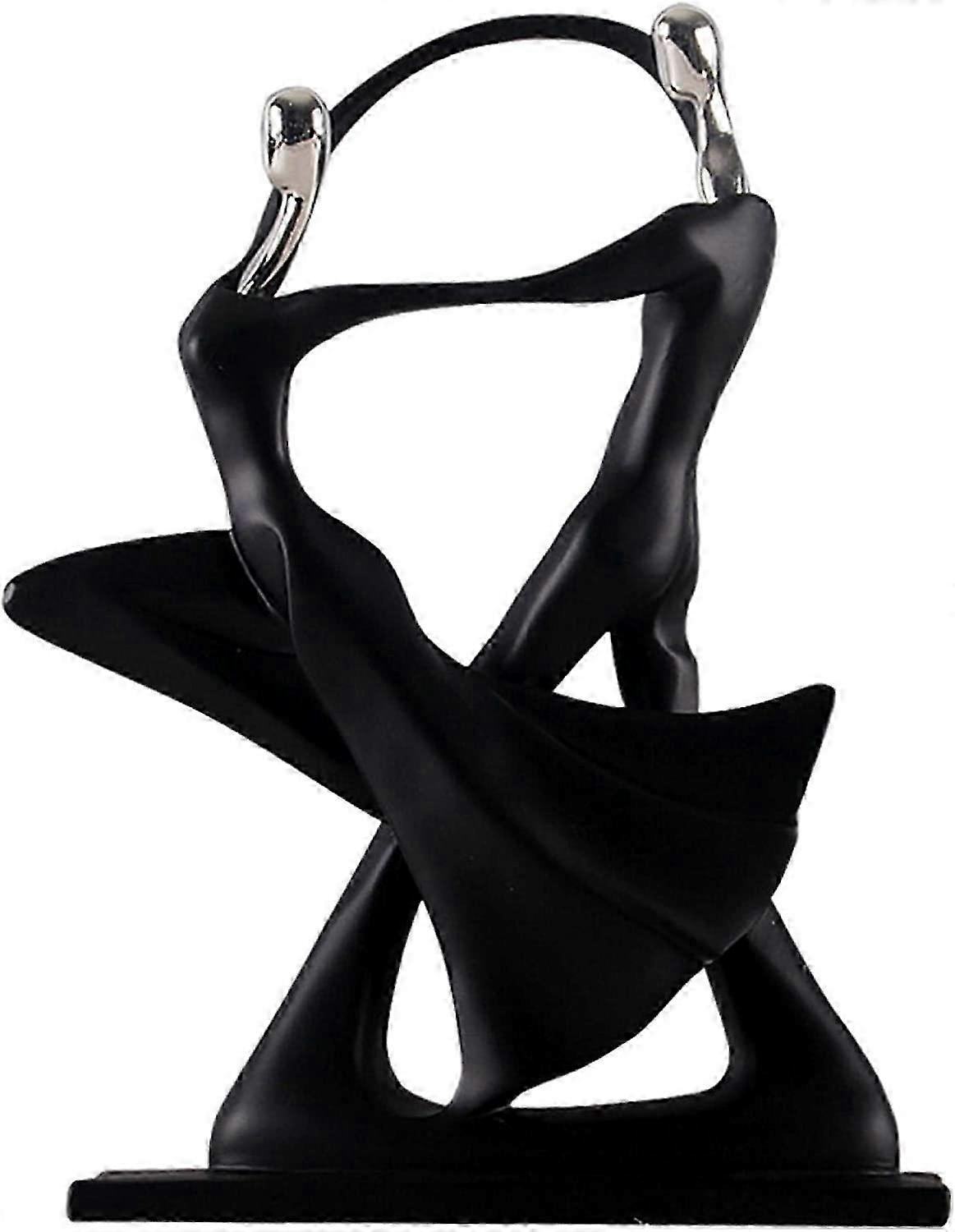 Couple Dance Sculpture Resin Figurine Decor, Bure %