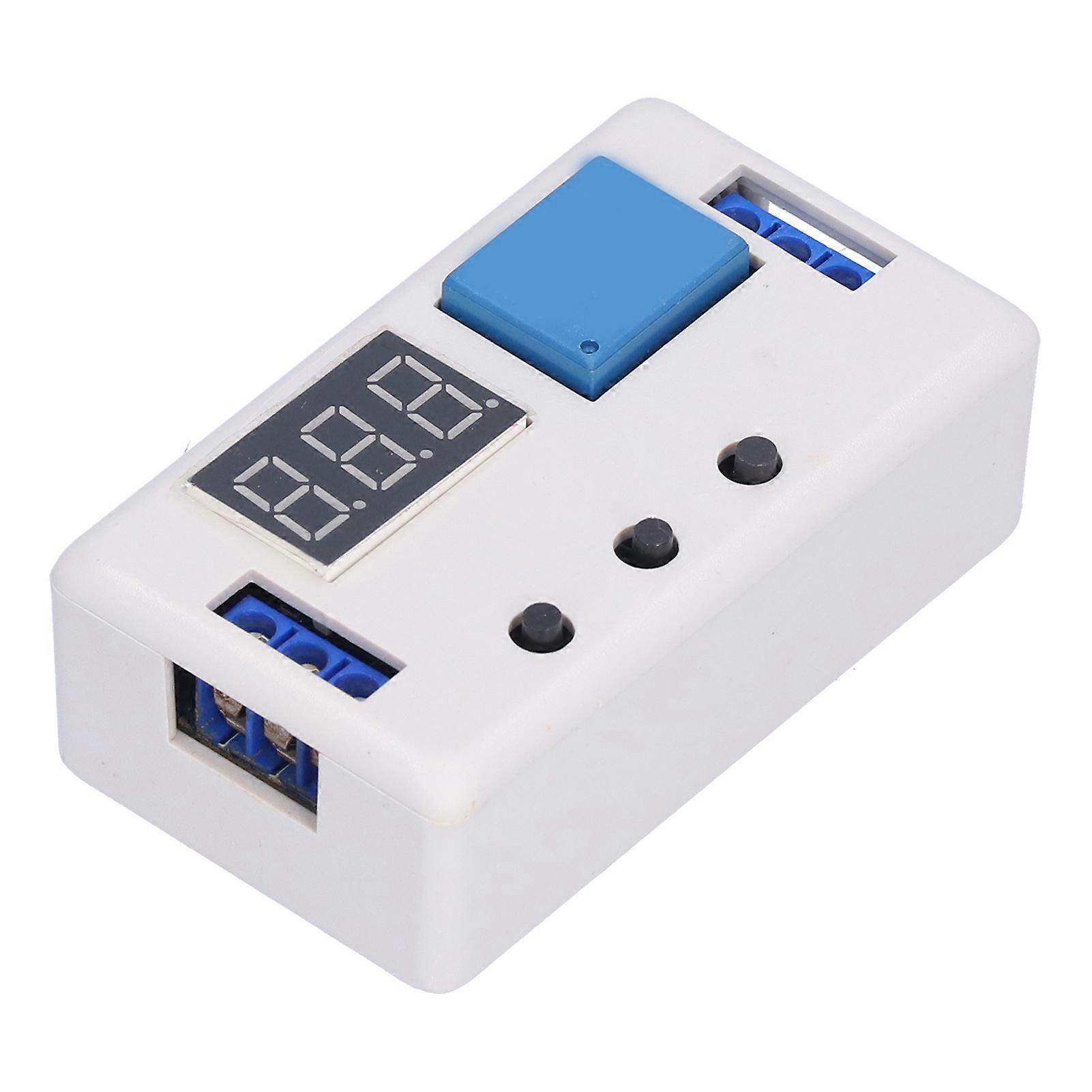 Timer Relay Plastic 1 Way Permenent Memory Switch Adjustable Electronic Component DC 12V