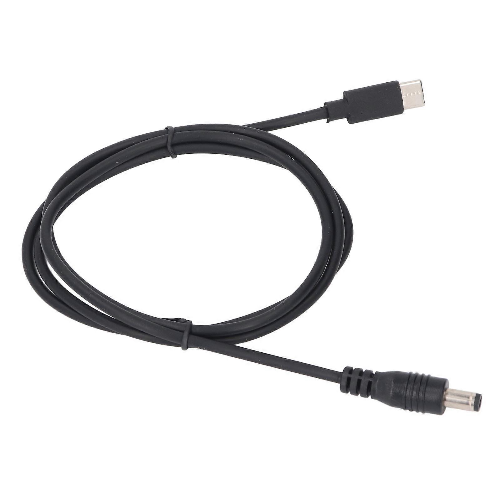 Rectangular Satellite 100W DC Power Cable USB Type C to DC 2m