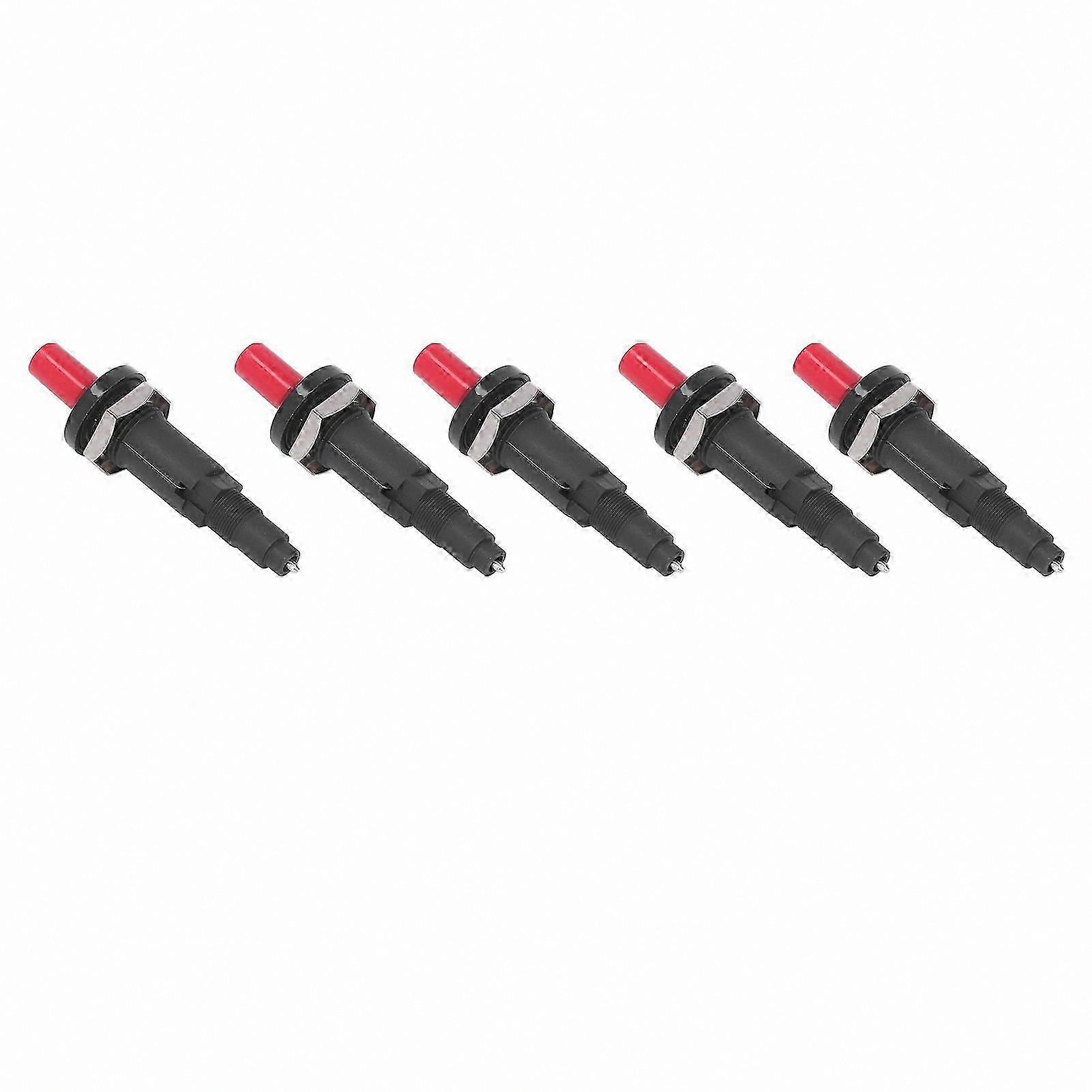 5-Pack Piezo Push Button Igniters for Gas Appliances, Heater and Kitchen Lighter Components