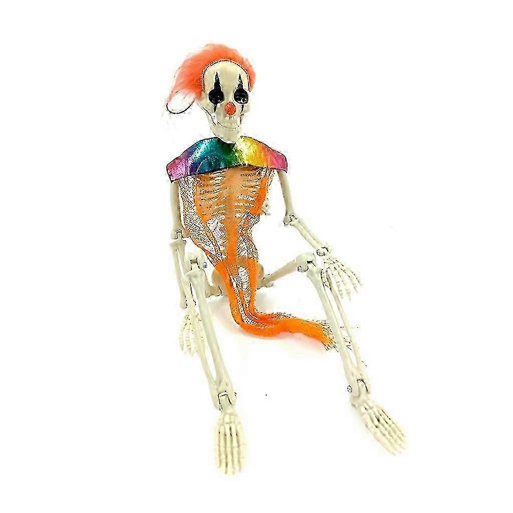 Spine-Chilling Small Skeleton Figurine for Halloween Party and HorrorScenes-D-