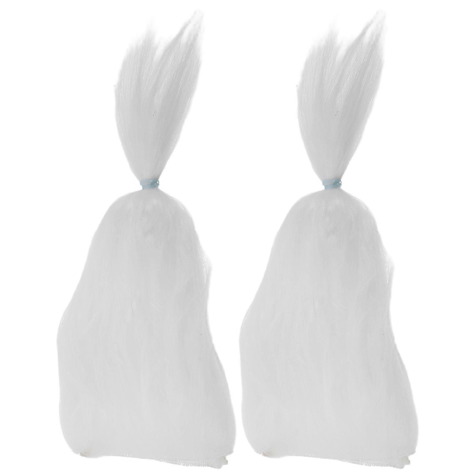 Fuzzy Ears Costume Accessory for Parties Cosplay Plush Material Suitable 2Pcs