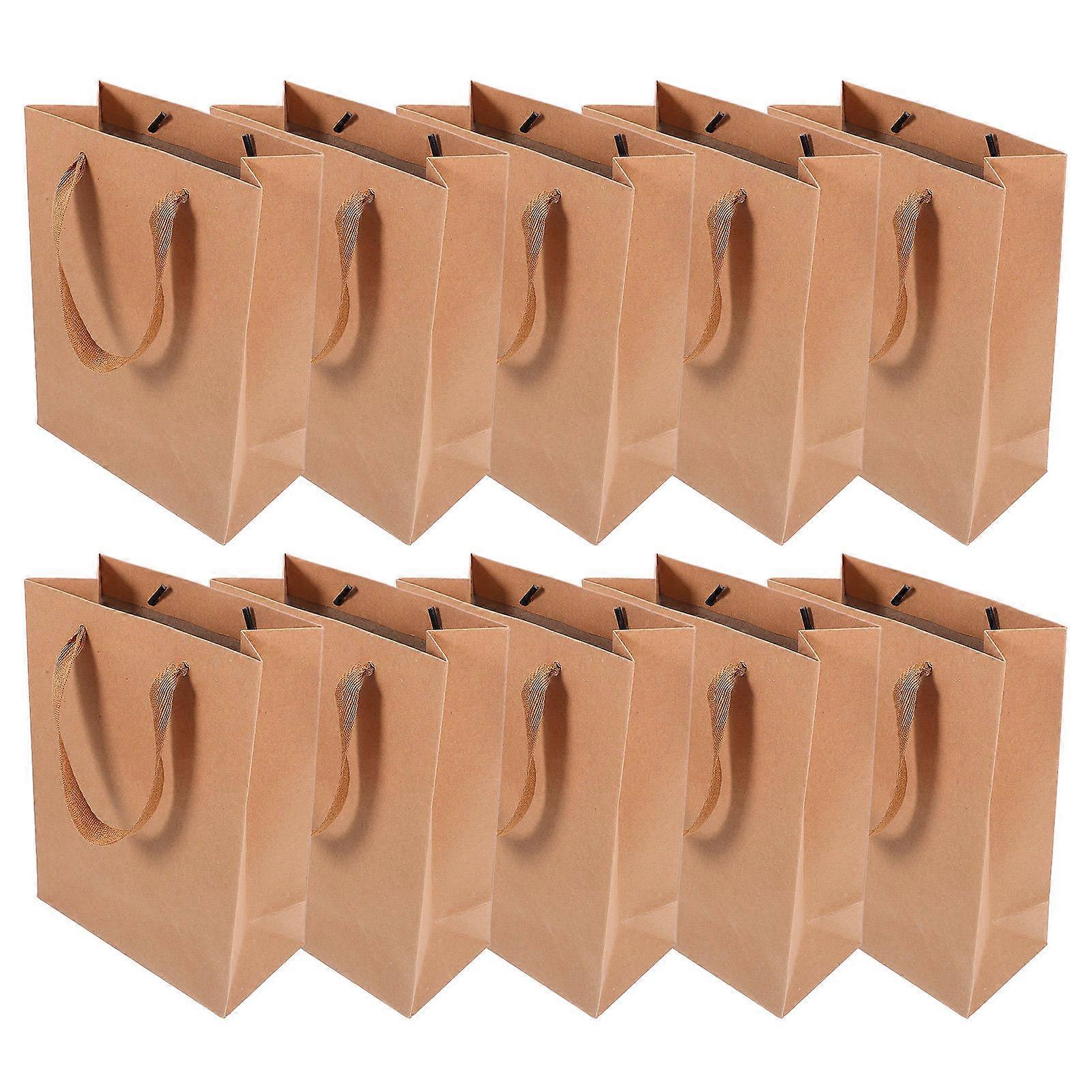 Paper Carrier Bags With Handles Gifting Bags General Users Suitable For Various Events Sturdy And 8.7×6.3×3.1in 10Set