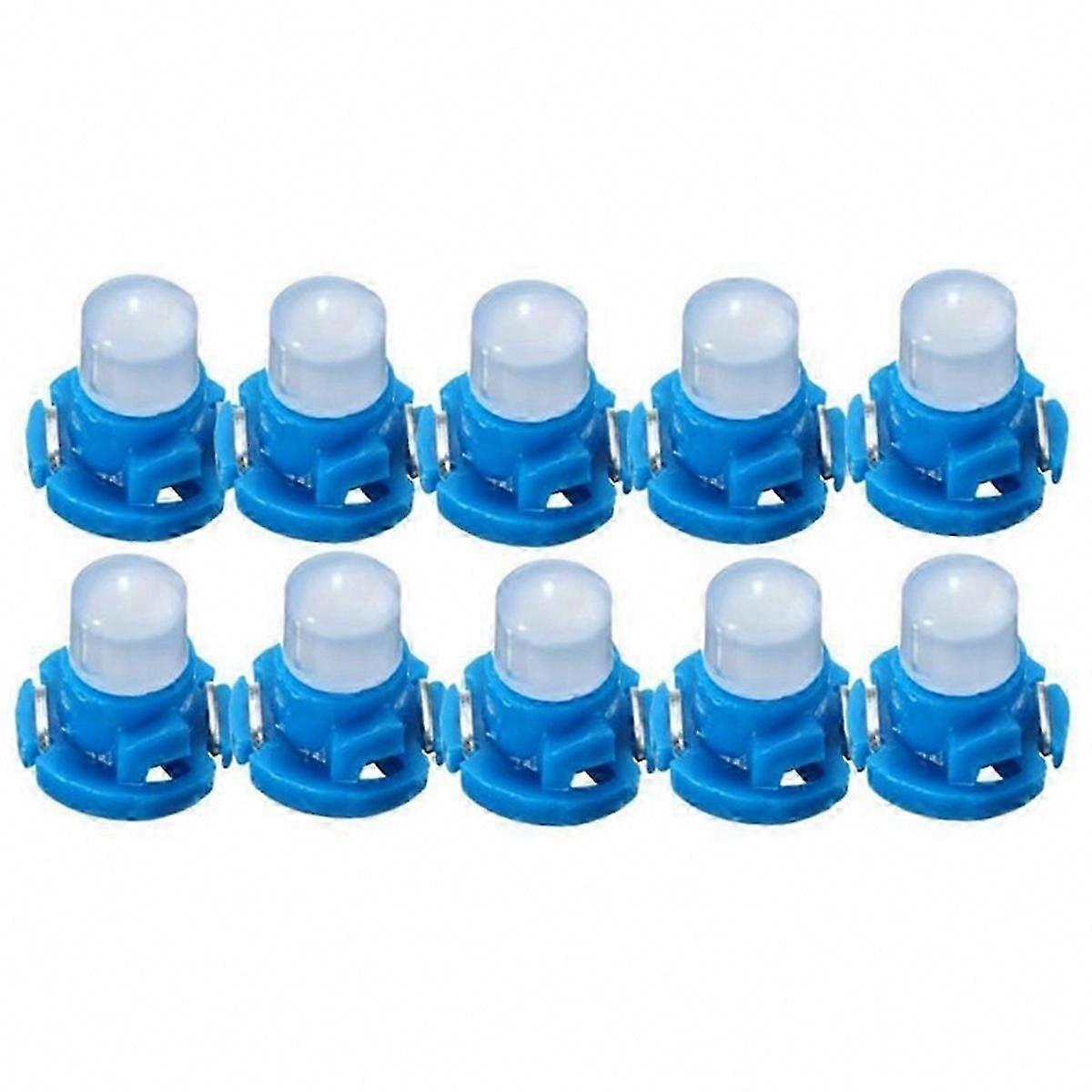 10Pcs T4.2 COB Car Dashboard Light Bulbs DC12V Wedge Base Lamp for Dash
