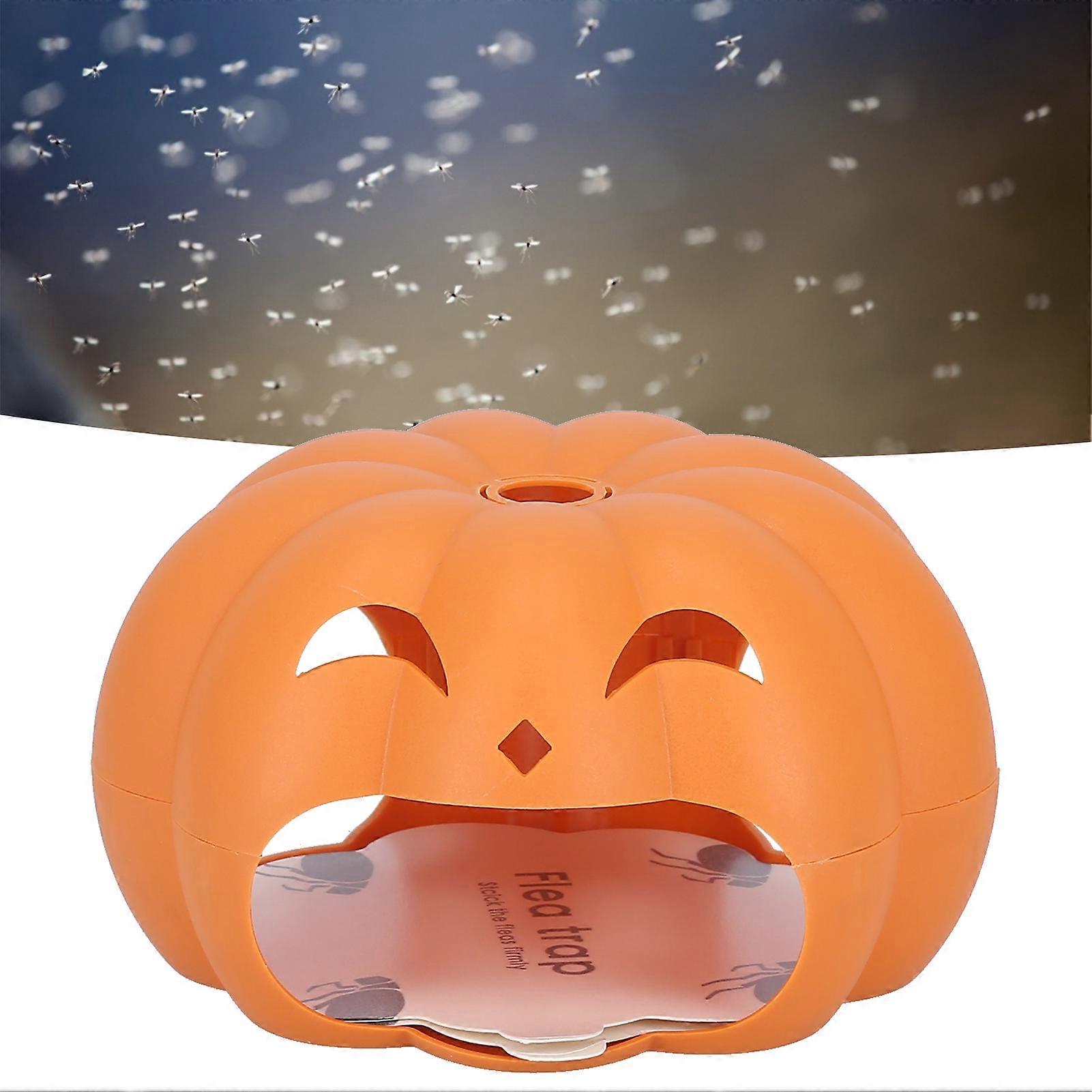 Pumpkin Shape Flea Killer Light 18x10.5cm Orange US Plug 110V