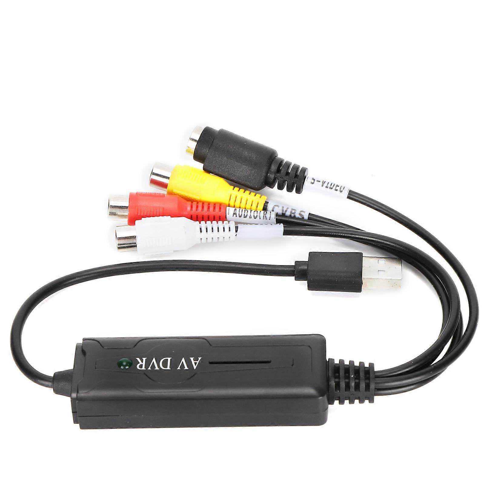 USB2.0 Video Capture Card, Win/Linux/Android/OS Compatible, for VCR/DVD