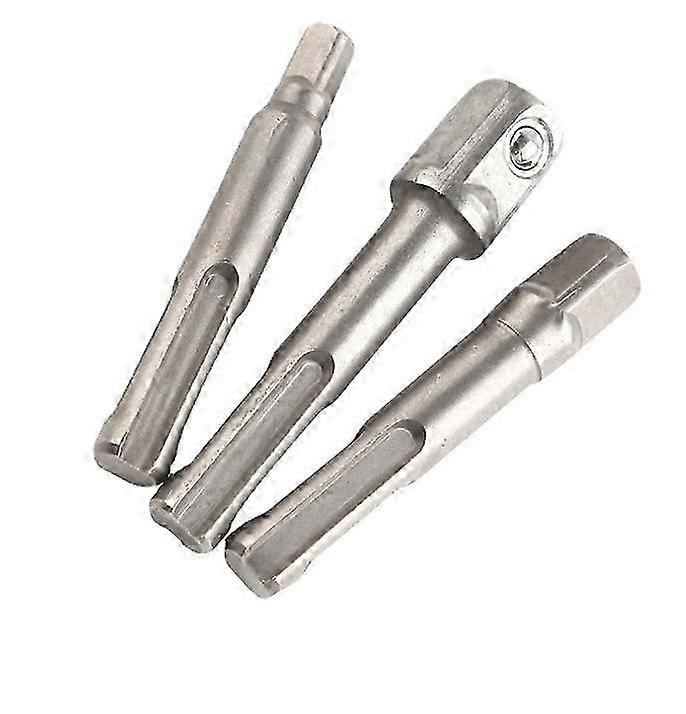 Pack of 5 Steel SDS-Plus Socket Adapters for Power Tool Use