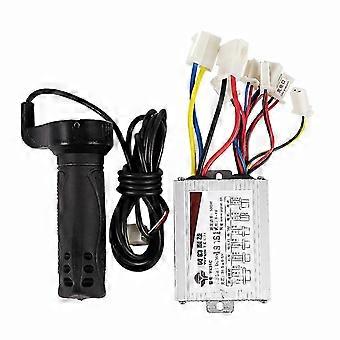 Speed Controller & Throttle Grip Set for 36V 500W E-Bike Scooter Conversion Kits
