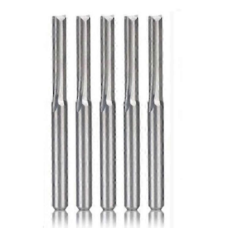 5 stks twee fluiten spiraalcarbide molen gereedschapssnijders voor Cnc router, compressie hout end fres frees B (haoyi