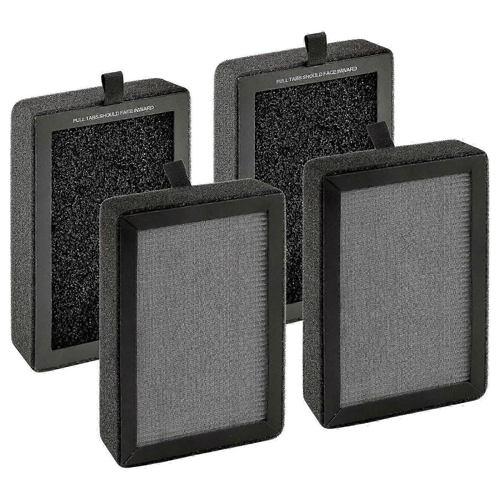 4 Pack LV-H128 Replacement Filter for LEVOIT LV-H128, ROVACS RV60, URVSAS HM669A Air Purifiers
