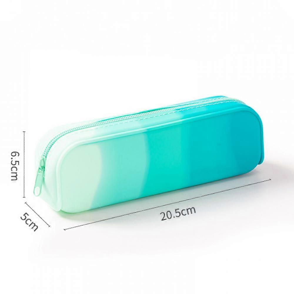 Waterproof pencil bags, self-adhesive, with zipper, ideal for school and adults, 5 colors to choose from