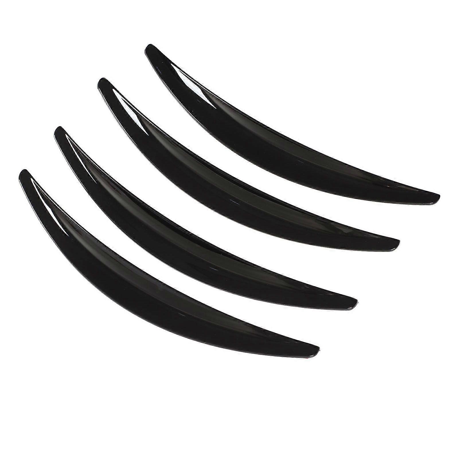 4PCS Wheel Fender Flares Smooth Surface Scratch Resistant Replacement For Tesla Model 3 20172022 Baked Black