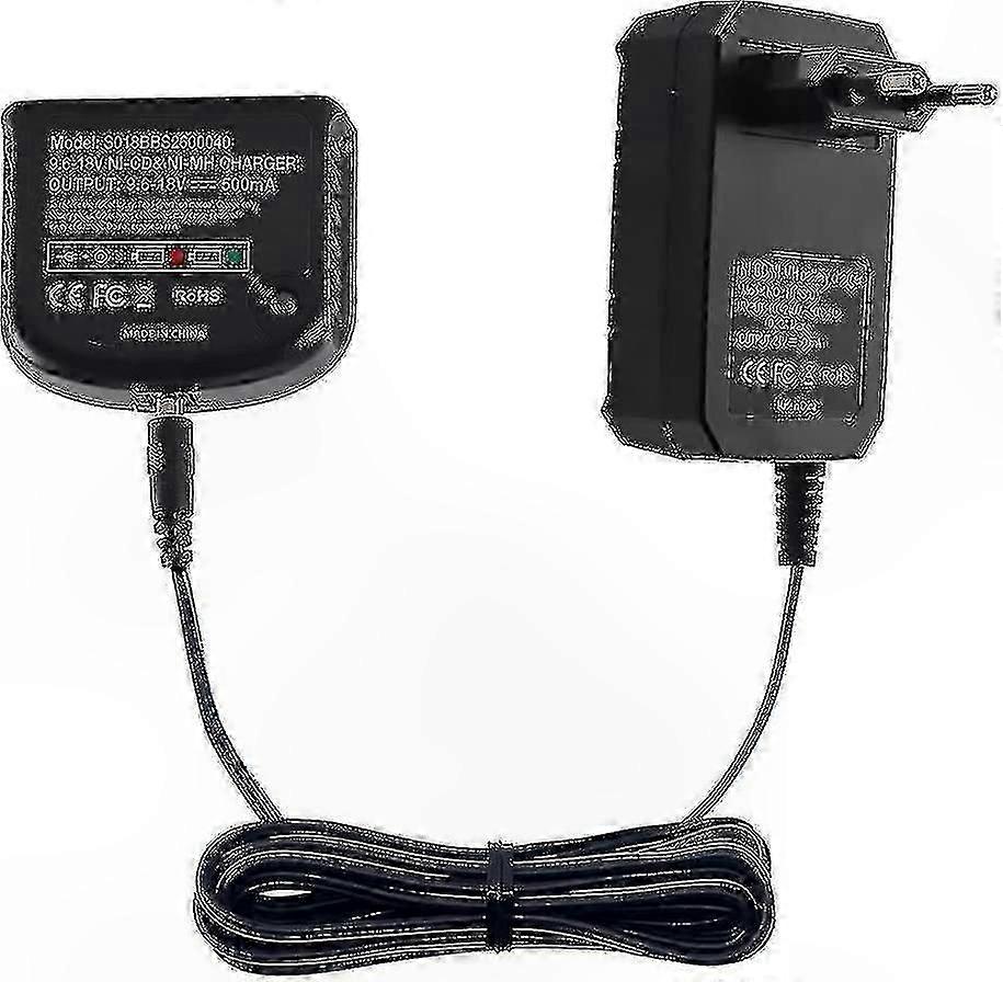 Charger Adapter for 9.6V-18V NiCad/NiMH Batteries, Universal Compatibility