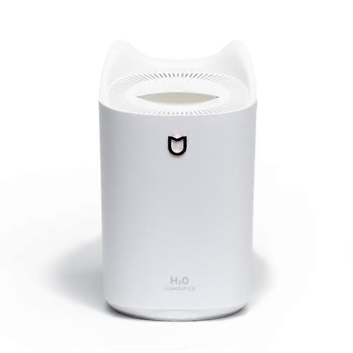 3L Air Humidifier - 250 ml/h - 3 Mist Levels - 22db - Colored Lamp - White