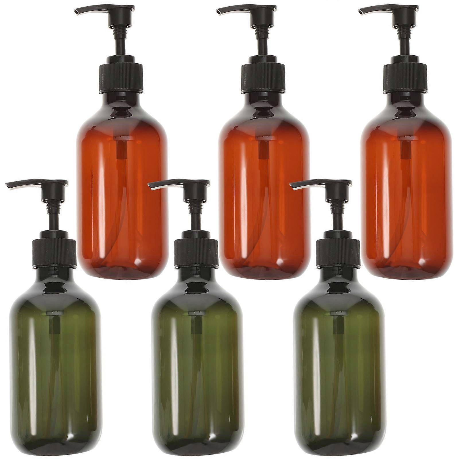 Wash Hand Liquid Bottle for Storage Use 6Pcs Refillable Lotion Containers