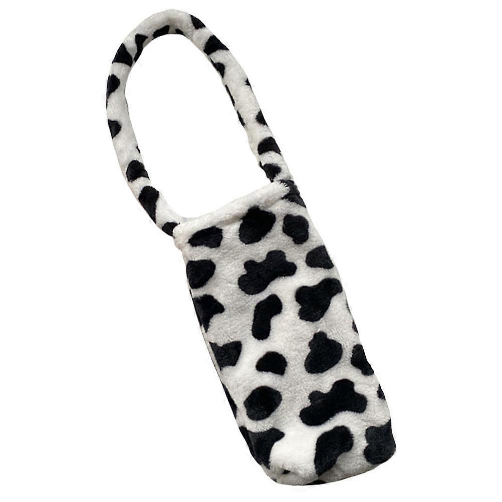 Portable Water Bottle Pouch Cow Printed for Storage Use 2Pcs Sleeve