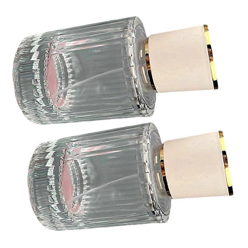 Perfume Storage Bottle Glass Empty Bottles for Travel 4Pcs Set