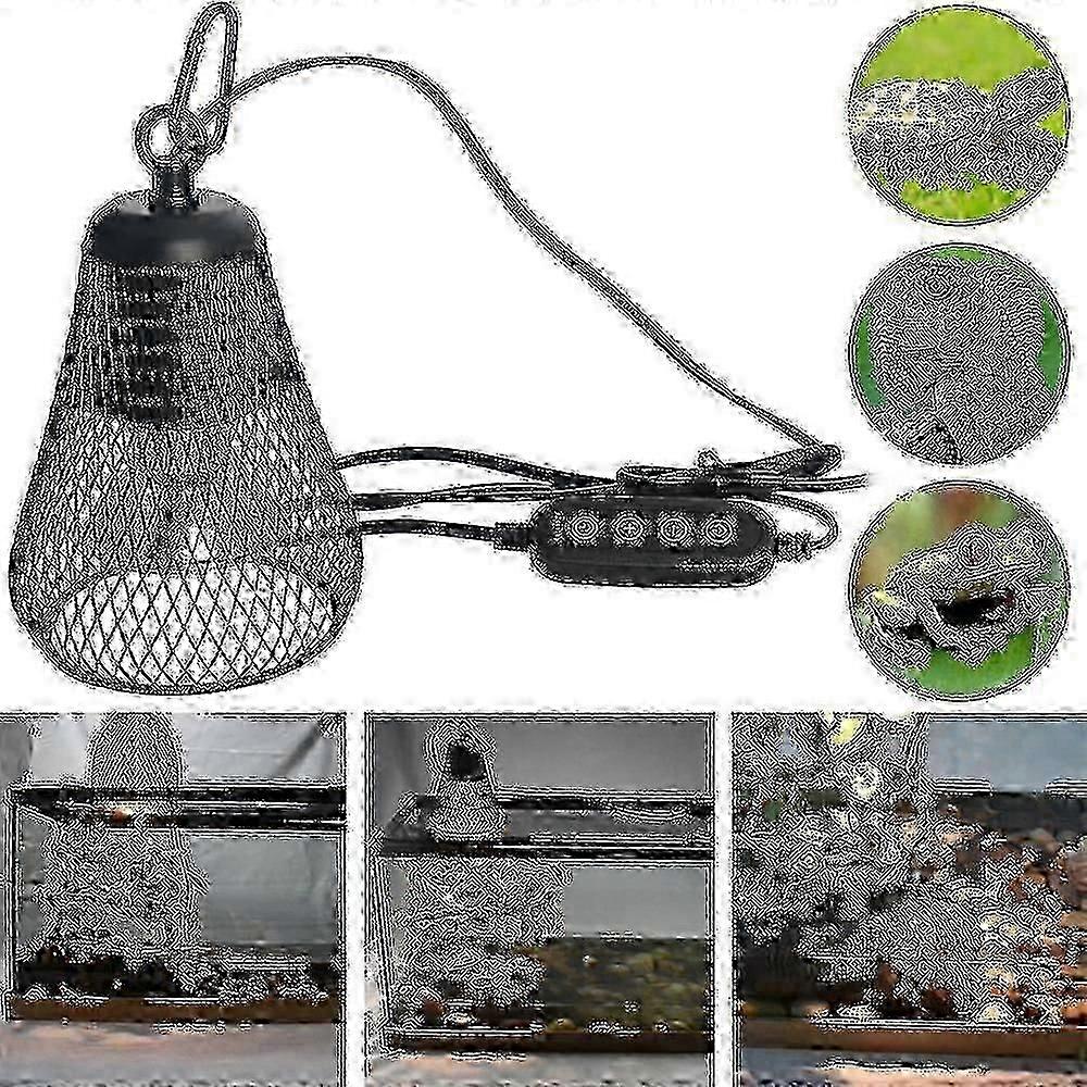Uva Uvb Reptile Heat Lamp With Dimmable For Tortoise Lizards Snake-In Stock