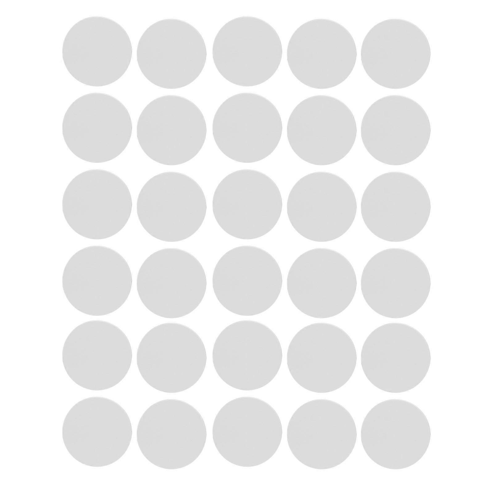 30Pcs Round NFC Card Tag Rewritable Waterproof Chip 25mm 1in 504 Bytes Memory NFC Label for Amiibo