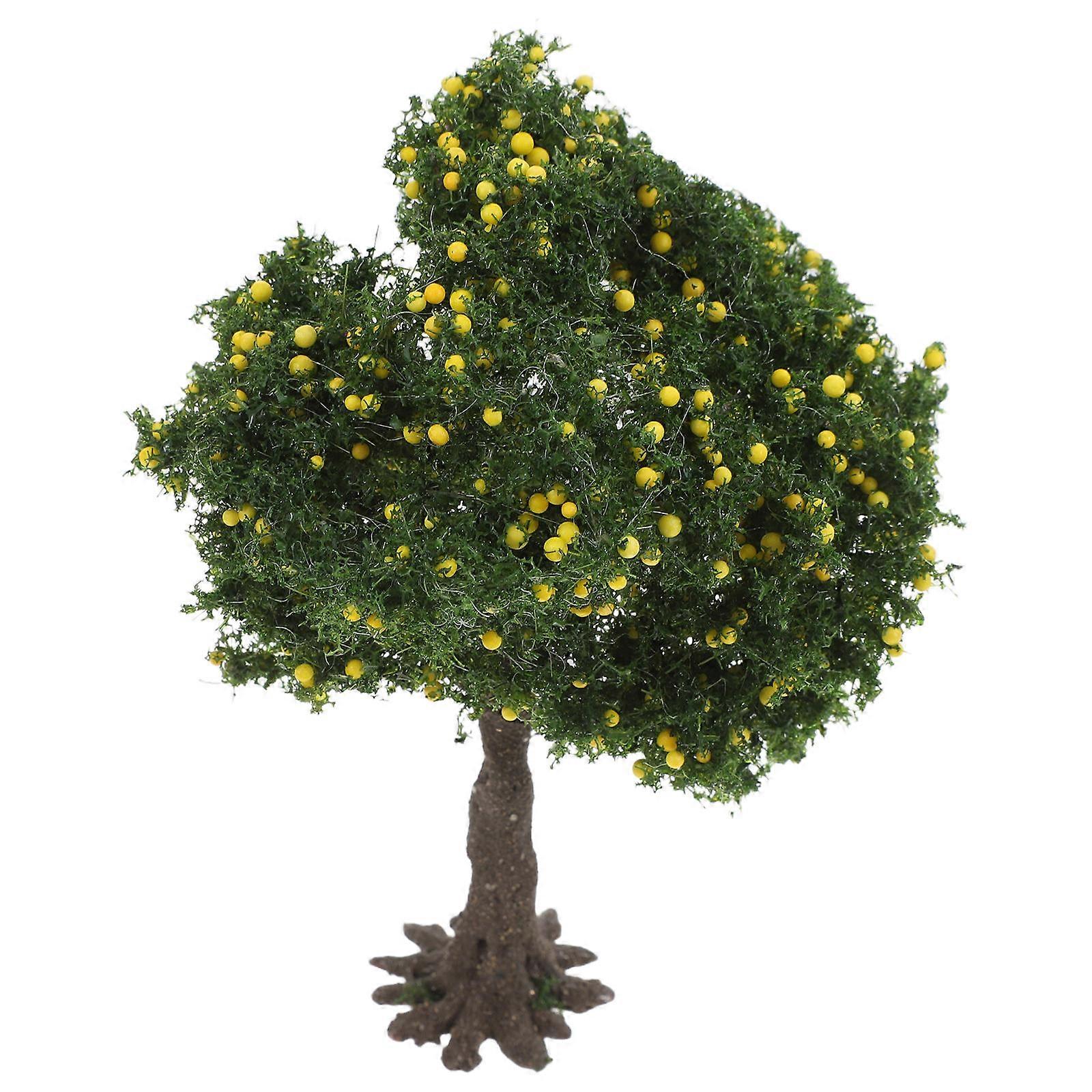 Mini Landscape Tree Decor Realistic Miniature Model Tree for DIY 4Pcs