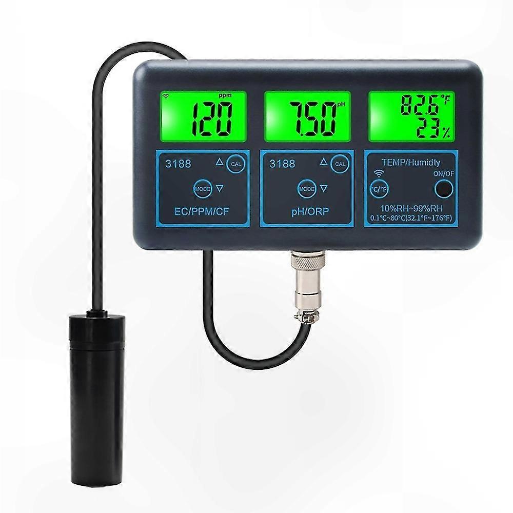 Advanced WiFi Water Quality Tester for pH, ORP, EC, TDS, PPM, CF with Mobile App Integration