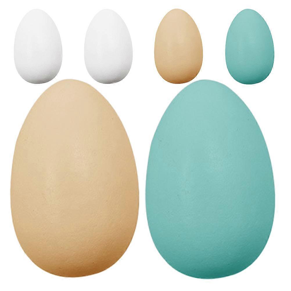 Wooden Easter Eggs Easter Eggs for Decoration 18Pcs DIY Painting Kit