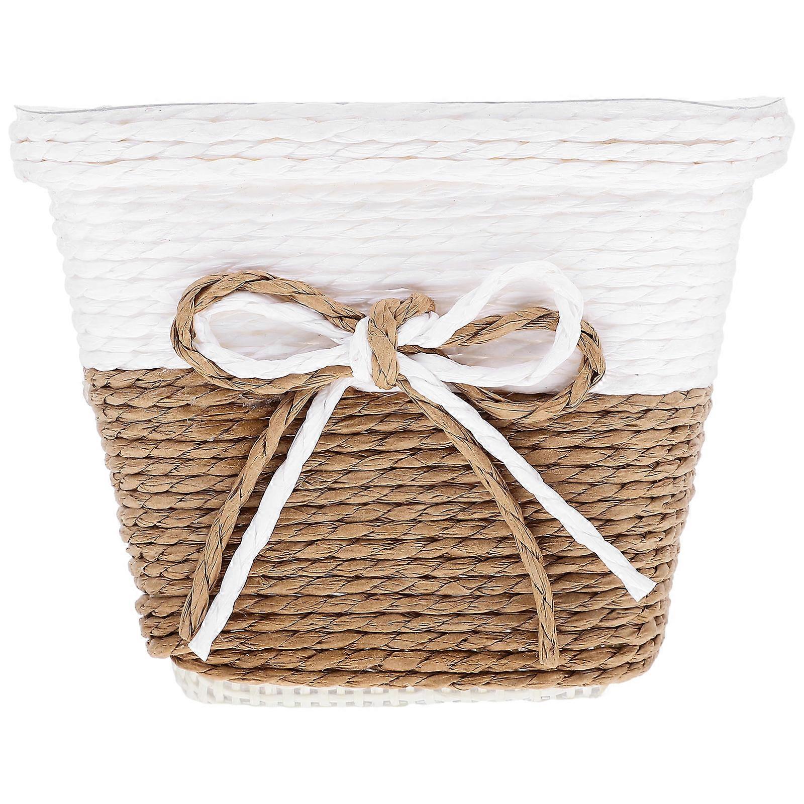Planter Basket Rustic Style Basket for Storage 8Pcs Woven Handwoven